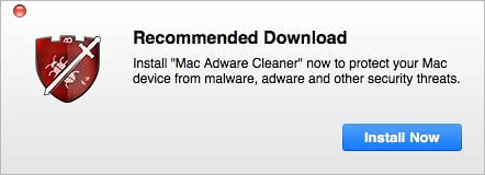 mac adware cleaner pop up
